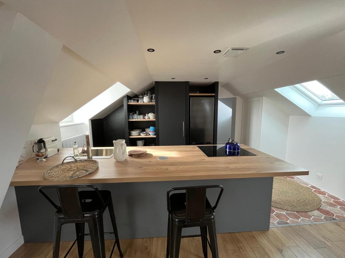 Ferienwohnung Sur Les Toits De Fontainebleau - Hypercentre Exterior foto